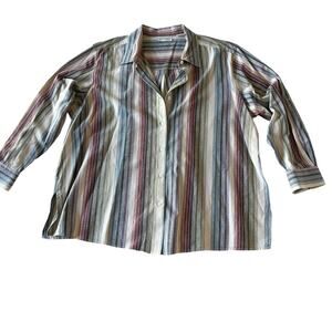 Dressbarn VintagePlus Size  Button Down Top